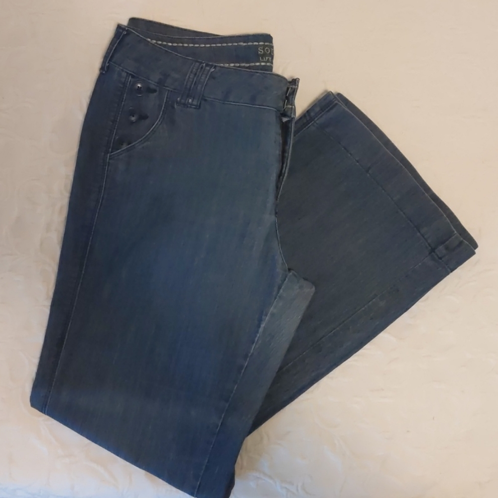 Wide leg jean
